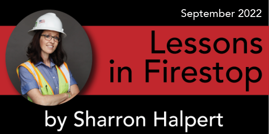 Lessons in Firestop by Sharron Halpert